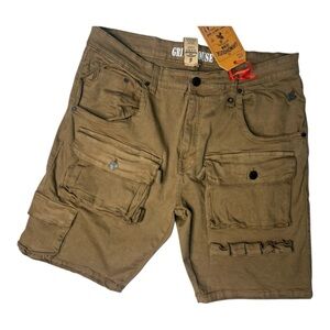 Men's Brown Cargo Shorts